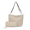Pu Material Tote Bag For Women Large Capacity Crossbody Purse With Zipper Closure