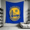 Golden State Warriors Wall Tapestry Aesthetic Wall Hanging Printed Fabric Blanket Decorative Tapestries for Bedroom Living Room Home Decor