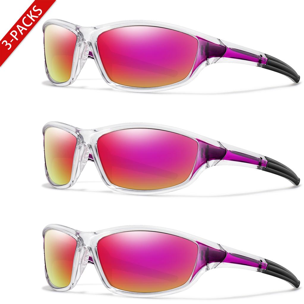 3 PCS Brand Polarized Cycling Sunglasses UV400 Outdoor Sports Men And Women Driving Hiking Camping Travel Colorful Goggles 7