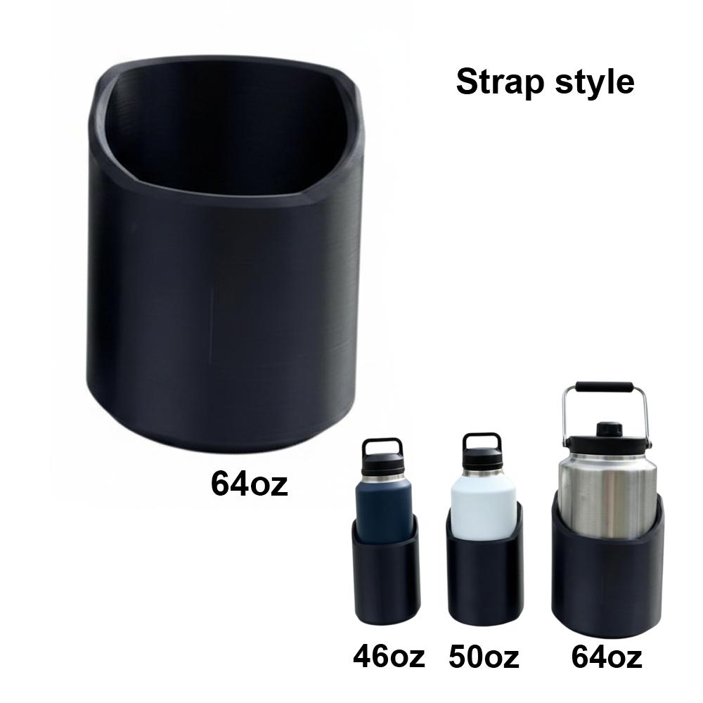 46, 50, 64 Oz Magnetic Bottle Stand Black Heavy Duty Bottle Mount Fixed Water Cup Beverage
