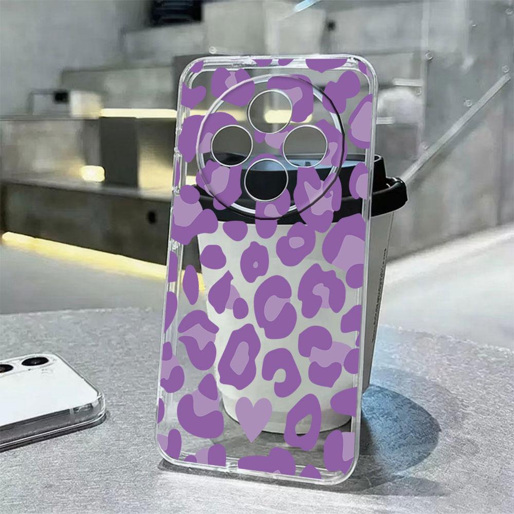 Butterfly Flower Rose Artistic Marble Oil Painting Phone Case For Xiaomi Redmi Note 15 Pro Plus 15 15C 14C Leopard Clear Cover