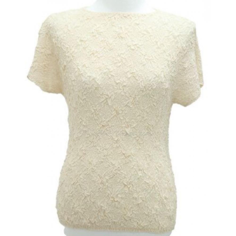 Shiz Madam Top For Mom Shine Pearl Pleats 50s T57108
