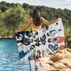Serviette Anime Gintama Séchage Rapide Serviettes de Plage Conviennent Pour Les Piscines Camping Yoga Et La Salle de Sport