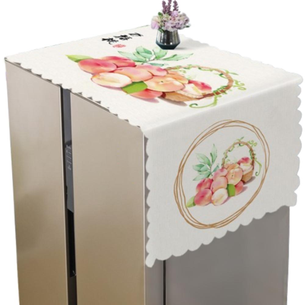 Cartoon Washing Machine Cover Oil Proof Refrigerator Cover Cloth Double/Single Door Fridge