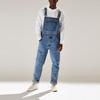 Mens  Pocket Jeans Overall Jumpsuit  Streetwear  Overall Suspender Pants