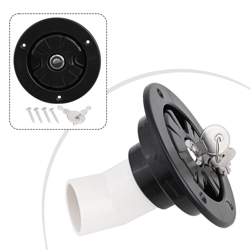 For Boat Boat Water Inlet Gravity Water Fill Hatch For Faster Fill Rate 40mm Barn Connection Bayonet Style Cap