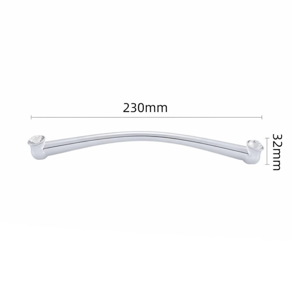 Gold Finish Cabinet Handles Zinc Alloy Wardrobe Handles Elegant Furniture Hardware Shoebox Storage