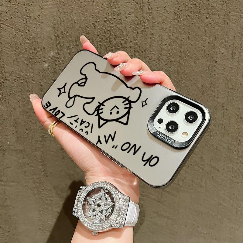 Silicone Case For Oppo A5X A6X A3X A5 A3 Pro A60 A79 iPhone 17 16 15 14 13 12 11 Samsung A07 A37 A57 Cover DIY Painted Cartoon Shockproof Phone Bumper