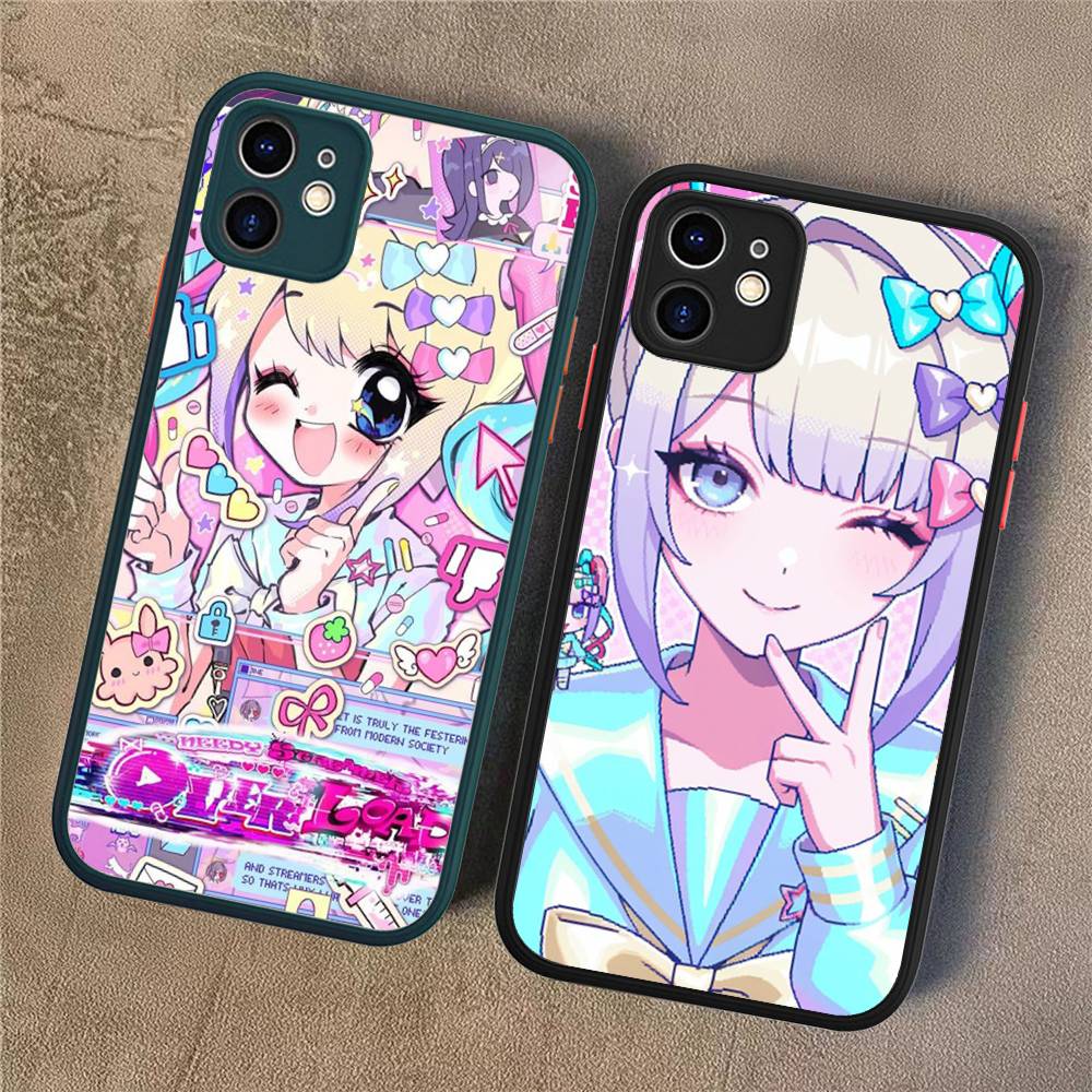 Needy Girl Overdose Game Cute Girl Phone Case For IPhone 13 12 X XS MAX Pro Max 16 15 11 14 Pro Max Shockproof Matte Cover