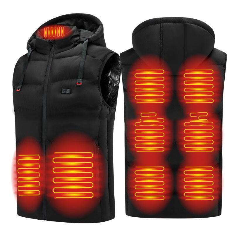 LiLang Andidas Hooded Smart Graphene Heated Vest