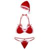 Lingerie Bikini Sexy Seduction Three-point Mesh Christmas Girl