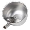 Porcellini Rotondi in Acciaio Inossidabile Fattoria Bestiame Suino Mangiatoia Automatica Beverino Ciotola 21cm