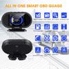 Hot,Kw206 Car Obd2 Hud Digital Meter Gauge All-in-one Automotive Trip Computer Intelligent Obd