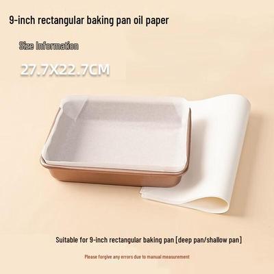 9-inch Rectangular Carbon Steel Cake Roll Baking Pan