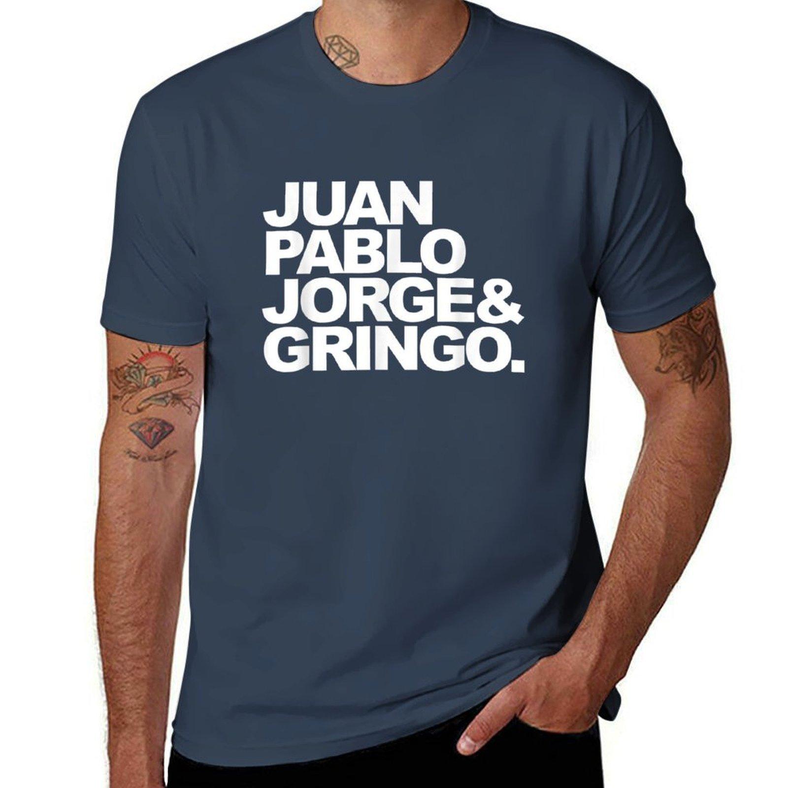 Juan And Pablo Jorge And Gringo Tshirt Tshirt Basic Casual Wear Short Sleeve Top S