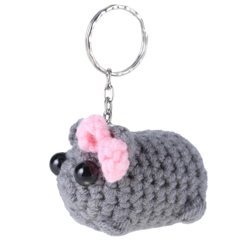 

Милый бант грустный хомяк брелок плюшевый бант хомяк брелок очаровательный привлекательный брелок сумка подвесное украшение 1