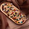 Eighteen-Seed Rosary Plate Playing With Colorful Bracelets, Bodhi Seeds, Buddha Beads, Bracelets, Retro Lucky Jewelry, Couple Bracelets