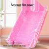 Disposable Elastic Plastic Film Cover for Pet Cages - Fits Rabbit, Cat, Dog Trays