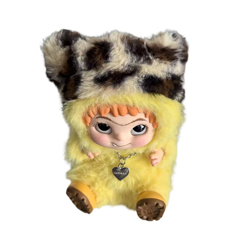 Wakuku V2 Fox and Bunny Trick Or Treat Series Plush Vinyl Blind Box Keychain Pendant Mystery Box Surprise Collectible Toy Gifts