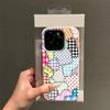 Lychee Grain Phone Case For iPhone 17 17Air 16 15 14 13 12 11 Pro Max 14 15 16 Plus Y2K Messy Patterns Silicone Soft Cover Funda