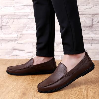 Mode Flachsohlige Business-Herrenlederschuhe Gentleman Minimalistischer und Retro-Stil Täglich formell Büro Übergröße Bequeme Schuhe