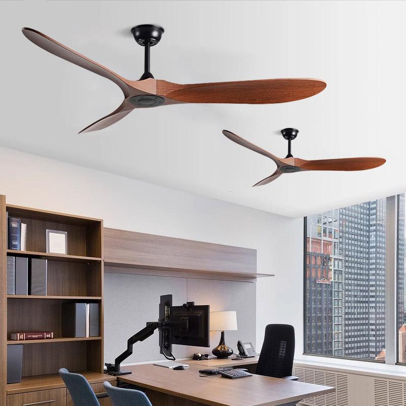 Strong Wind Nordic Ceiling  Living Room Dining Room Industrial American Style Retro Commercial Variable Frequency Lightless Fan