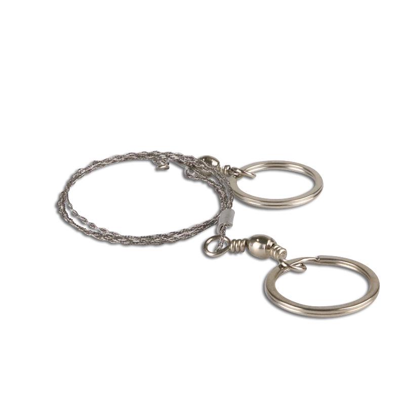 4-Strand Portable Steel Wire Survival Saw for Outdoor Use