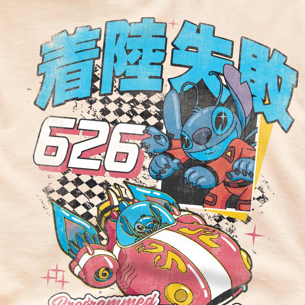 Lilo & Stitch Unisex Adult Manga Race T-Shirt