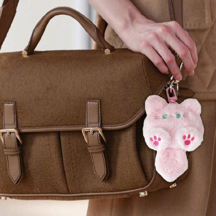 Cuddly Cat Plush Keychain Plush Cartoon Animal Ornament For Teens Girls Backpack Jewelry Decoration