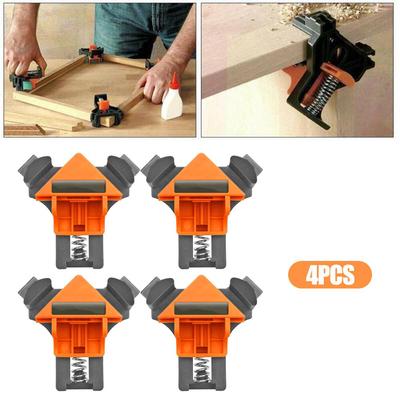 4PCS 90 graus braçadeira de ângulo reto moldura de quadro braçadeira de canto para carpintaria