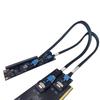 GPU Expansion Card Heat Dissipation Design SFF-8654 8i PCIe Split Adapter Dual Power Supply (PCIe + 6PIN DC) for External GPU