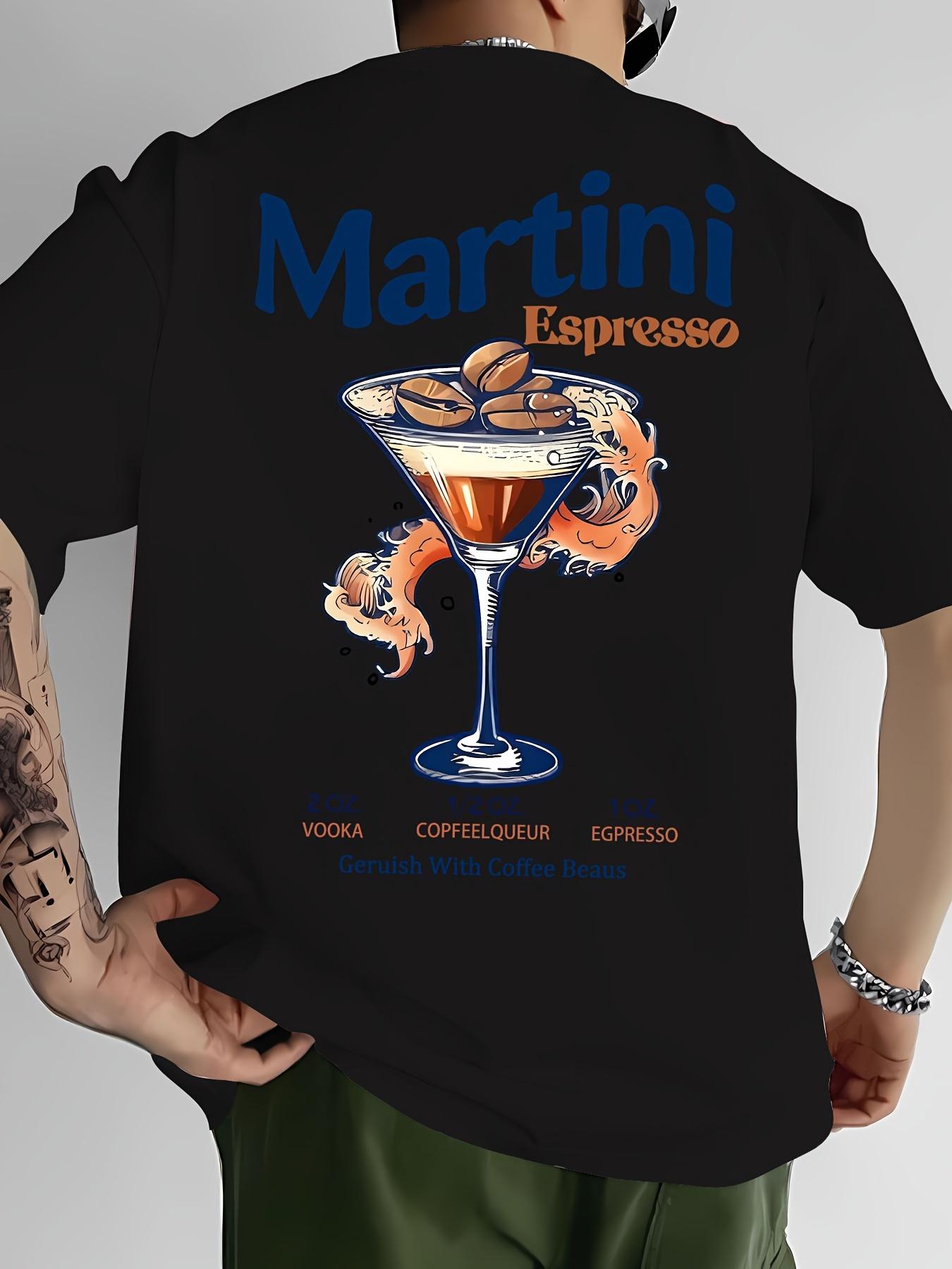 2025 Fashion Wine Glass Print 100 Cotton Men Women Tshirts Summer Autumn Daily Outdoor Sports Casual Loose Street Short Sleeve 4XL