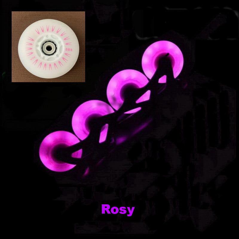 2025 Professional Inline Skates with LED Flashing Wheels Hot Products for Outdoor Sports Roller Speed Skates Lighting Wheels
