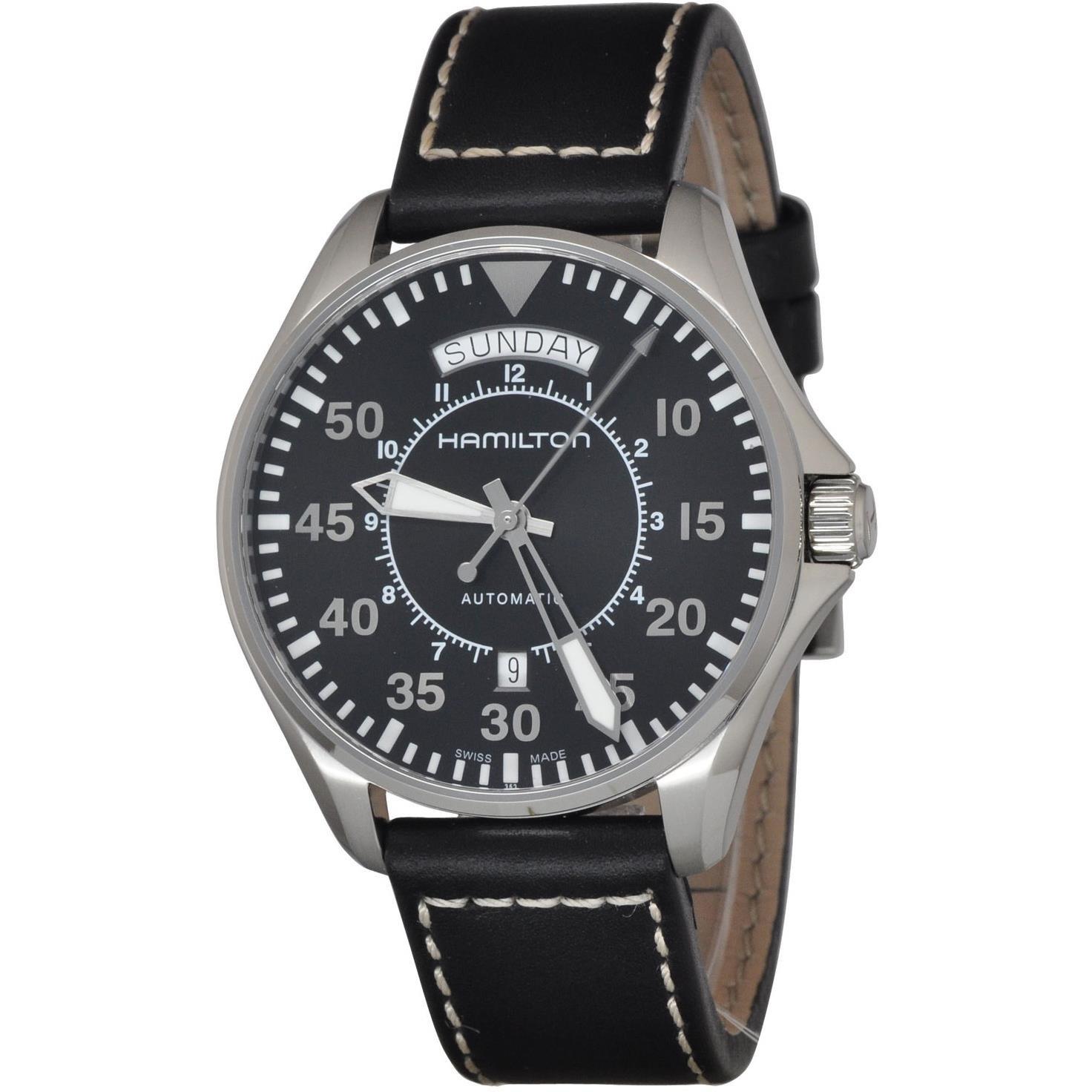 

HAMILTON Watch Genuine Warranty Khaki Pilot Chrono Day Date Mechanical Automatic Winding H64615735 Imported [Hamilton] Men s [Regular Product]