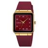 Neutral Watch Silicone Tape Square Digital Men'S Watch Women'S Watch Simple Men'S And Women'S Watches