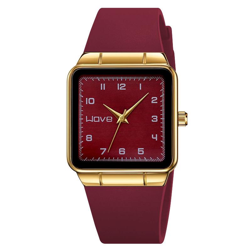 Neutral Watch Silicone Tape Square Digital Men'S Watch Women'S Watch Simple Men'S And Women'S Watches