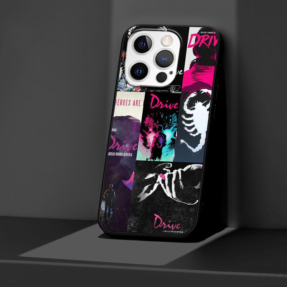 

Movie Drive Ryan Gosling Art Case for Apple iPhone 14 11 16 Plus X XS 13 12 Mini XR 15 Pro Max Silicone Black Soft Phone Cover iPhone X(XS)