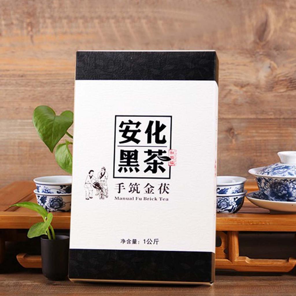 1000g Ripe Puer Golden Flower Brick Black Tea Old Pu erh Healthy Care