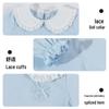 Disney Girls' Embroidered Doll Collar Long-Sleeve T-Shirt