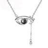 100 Languages 'I Love You' Projection Necklace - Only You In My Eyes