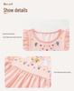 European Embroidered Rabbit Sleeveless Summer Dress for Girls - Children's Round Neck Princess Style