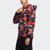 adidas Felpa con Cappuccio Cny Gfx con Stampa All-Over Uomo Top Crimson GQ8838