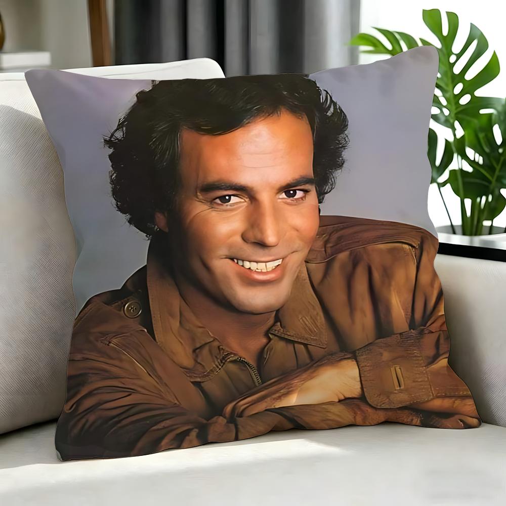 Band JJulio Iglesiased Cushion Cover Cushion Cover Set Pcs x x x Pillowcase Decorative Sofa Home Decor