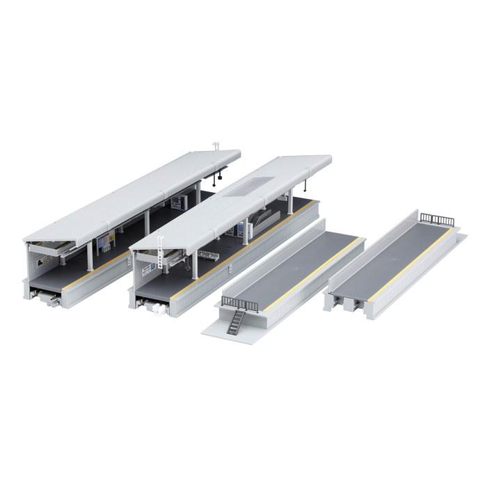KATO N Gauge Suburban Home DX Opposing Platforms Set 23-161 Model Railroad Supplies (1 Pack)
