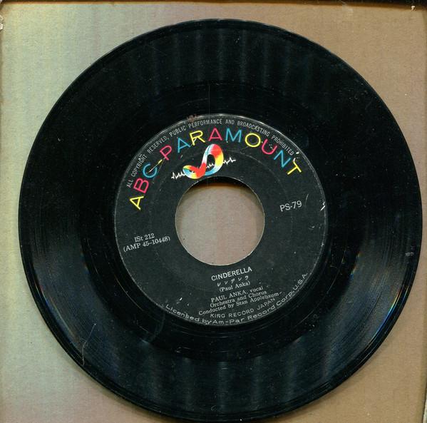 

7inch Record PAUL ANKA - Kissin On The Phone PS79 ABC PARAMOUNT 1961 Japan Pop Used