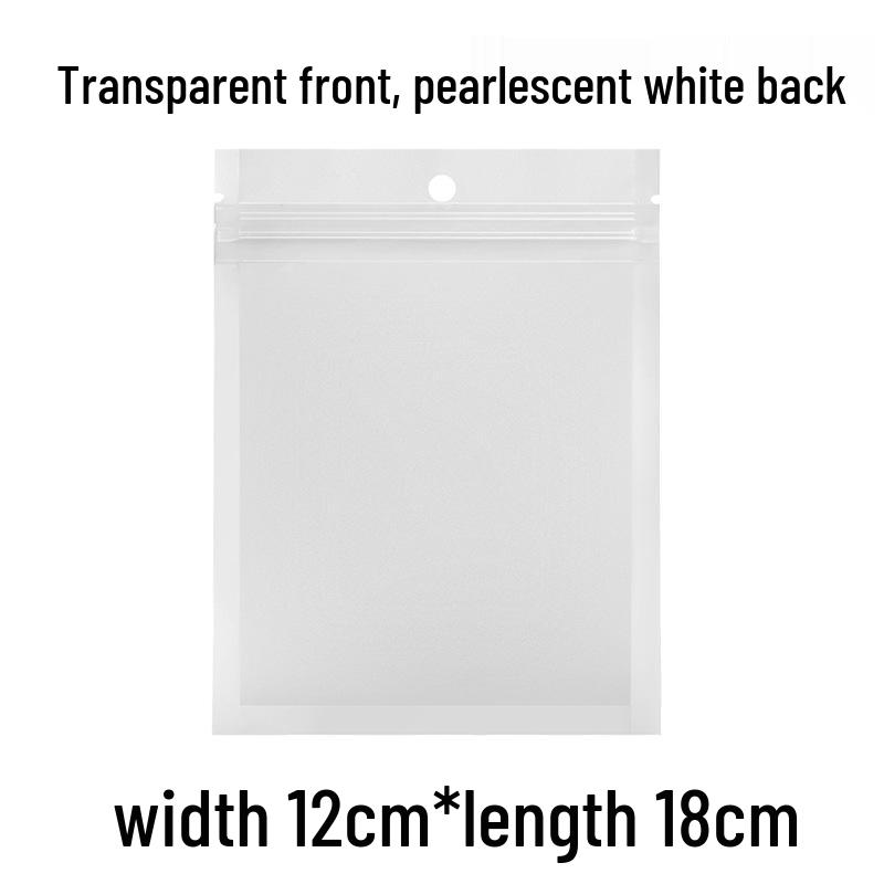 Pearlescent Yin & Yang Film Self-Sealing Bags for Jewelry Packaging
