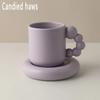 Nordic Ceramic Mug Fat Handle Coffee Cup and Saucer Set High Temperature Heat Insulation Water Self Stirring Drinkware Hot