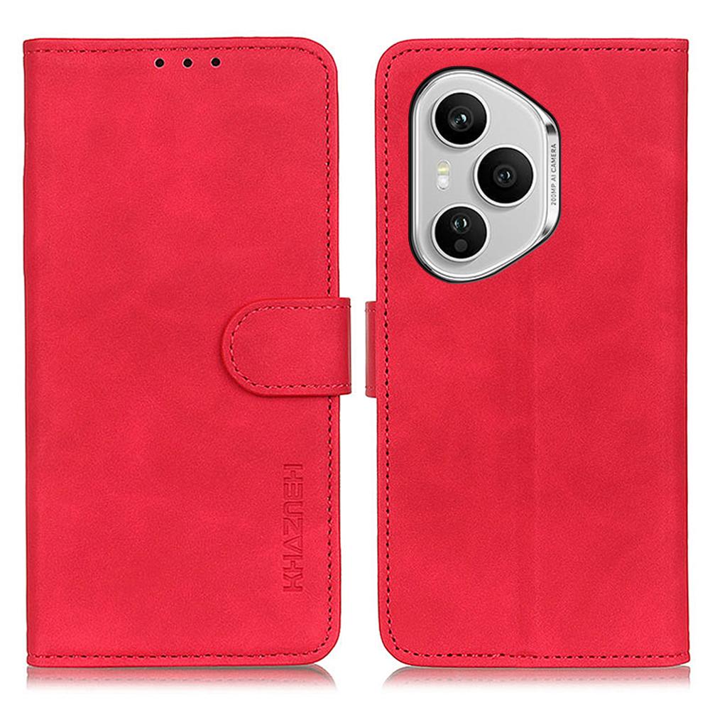 KHAZNEH For Honor 400 Pro 5G (Global) Case PU Leather Retro Texture Phone Cover