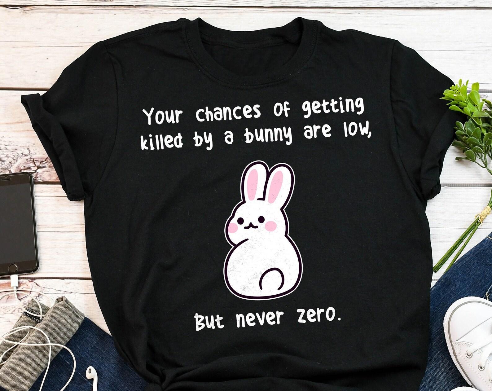 Rabbit Shirt, , Funny Rabbit Lover Gift, Cute Bunny T-shirt, Pet Tshirt, White Rabbit, Rabbit Mom, Dad, Gift For Him, Her, Easter 120
