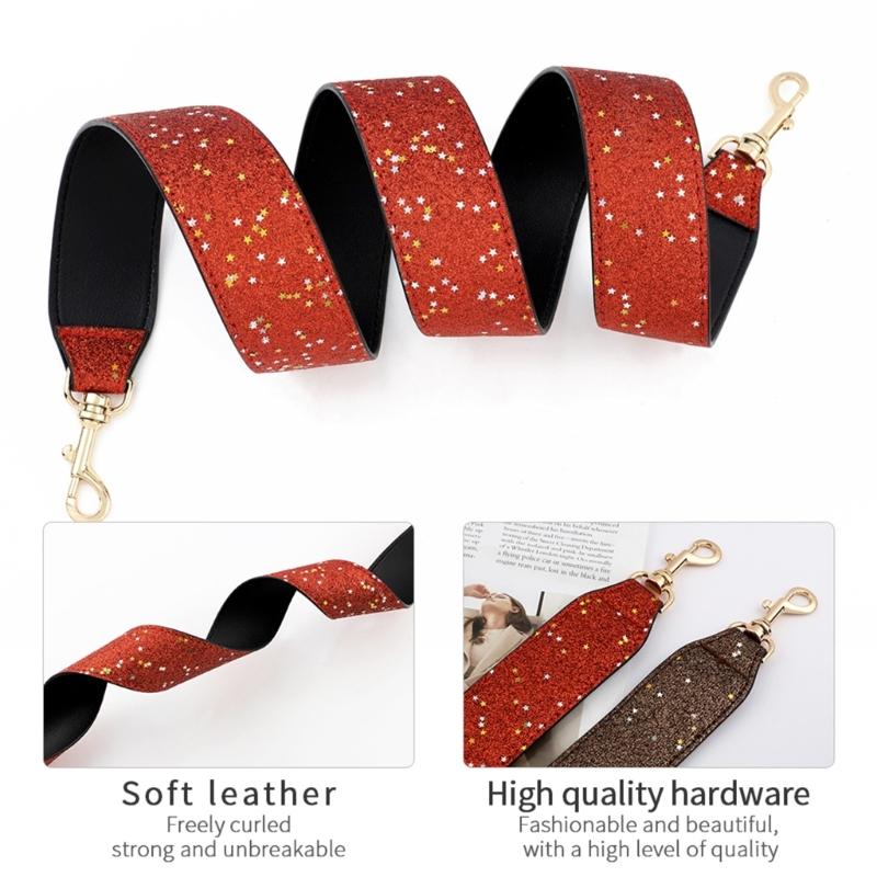 DIY Purse Strap Handcraft Bags Strap Wide Band Shoulder Strap with Buckle Crossbody Bag Strap Replacement